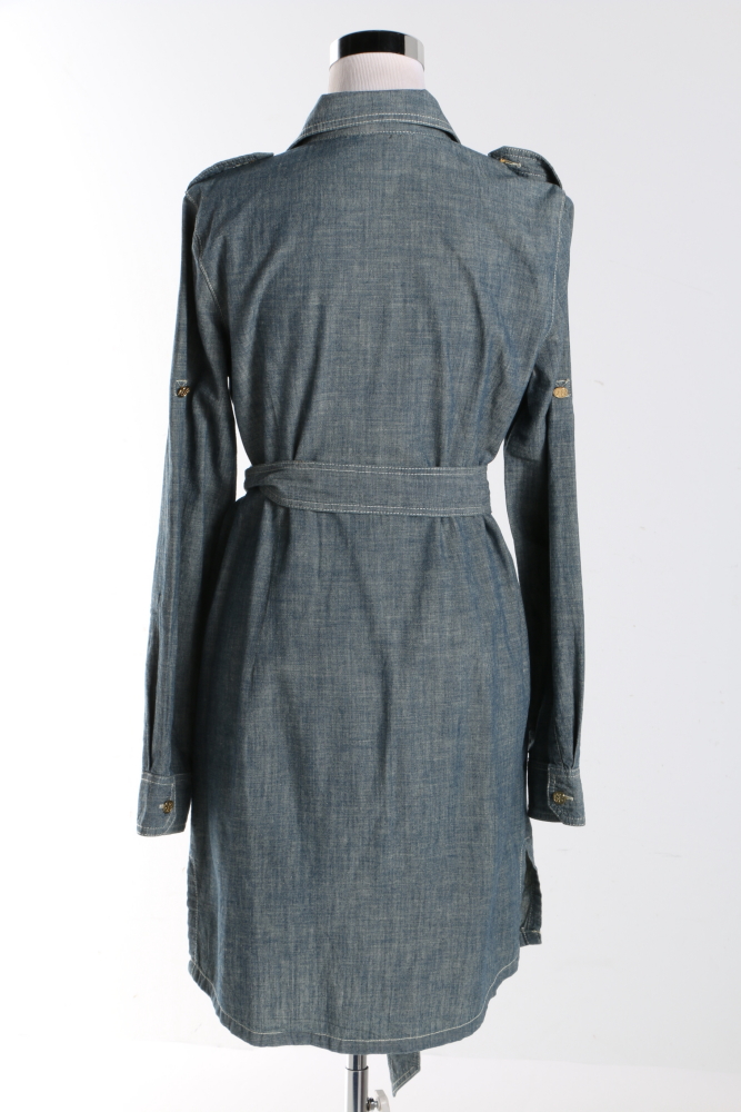 Tory Burch Denim Shirt Dress
