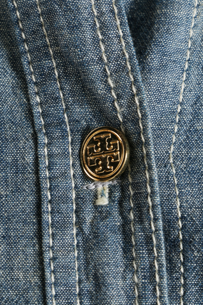 Tory Burch Denim Shirt Dress