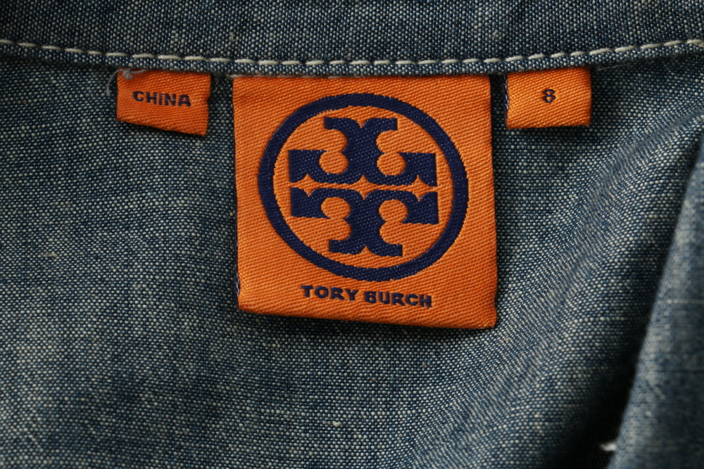 Tory Burch Denim Shirt Dress
