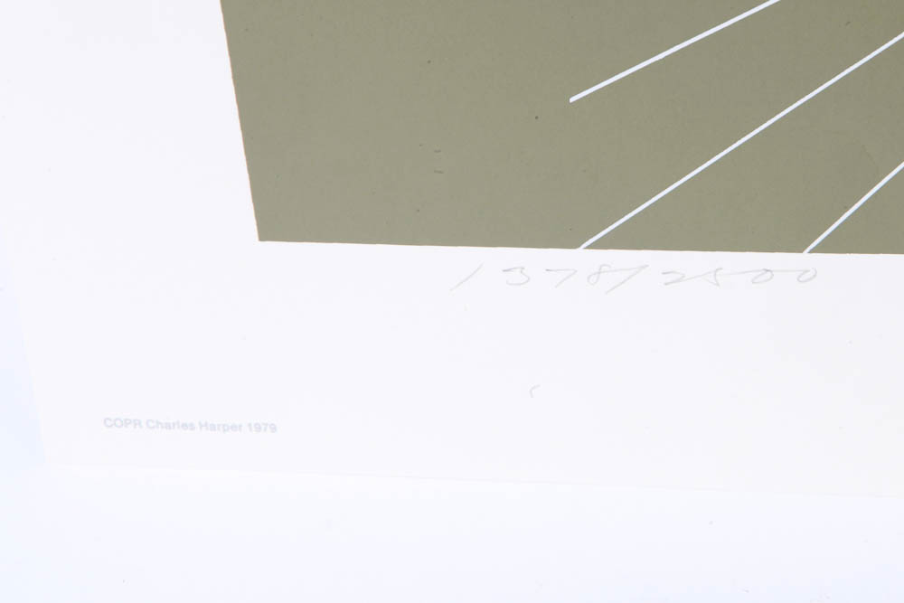 Charley Harper Limited Edition Serigraph "Cool Carnivore"