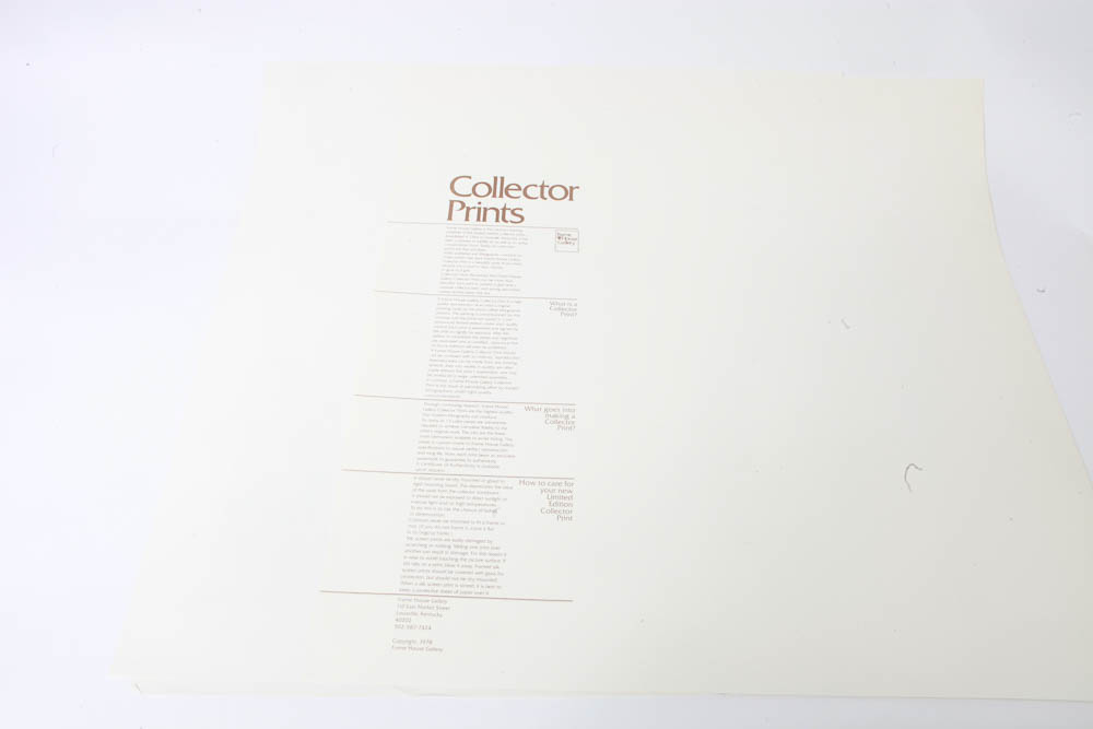 Charley Harper Limited Edition Serigraph "Cool Carnivore"