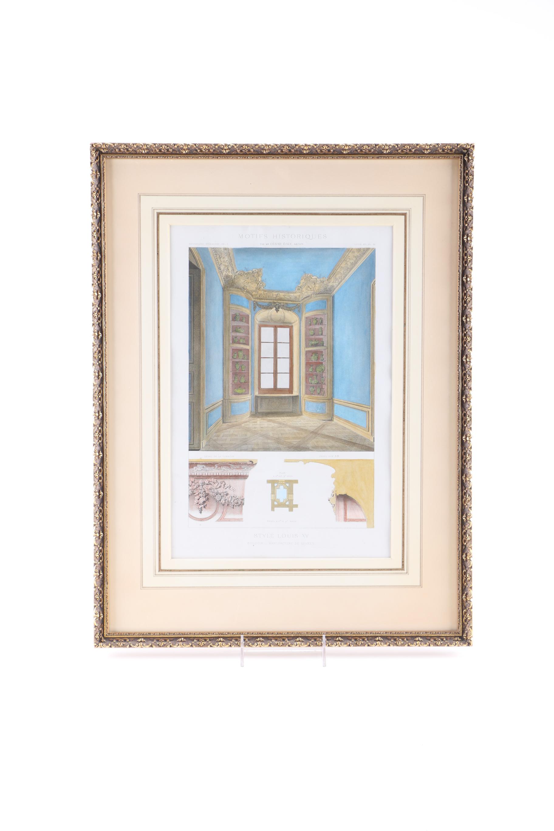 Interior Design Plans From "Decorations Interieures"