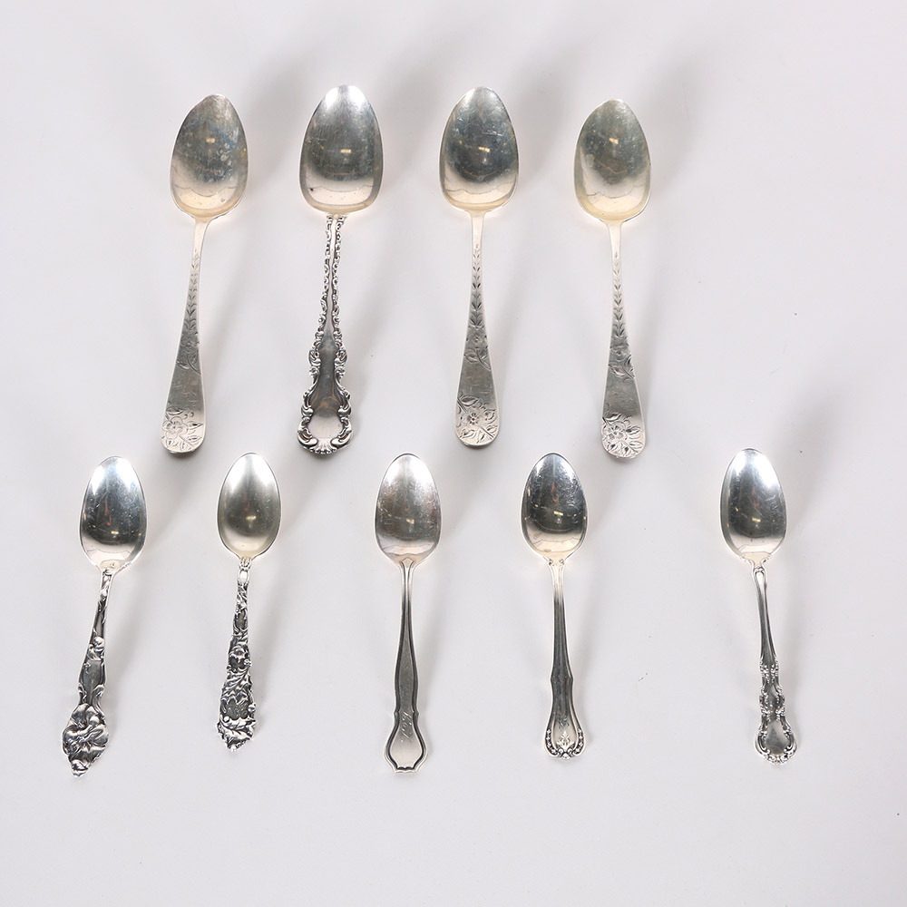 Sterling Silver Spoons Featuring Towle