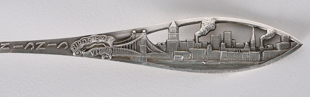 Mechanics Sterling Co. Souvenir Spoon With Additional Sterling
