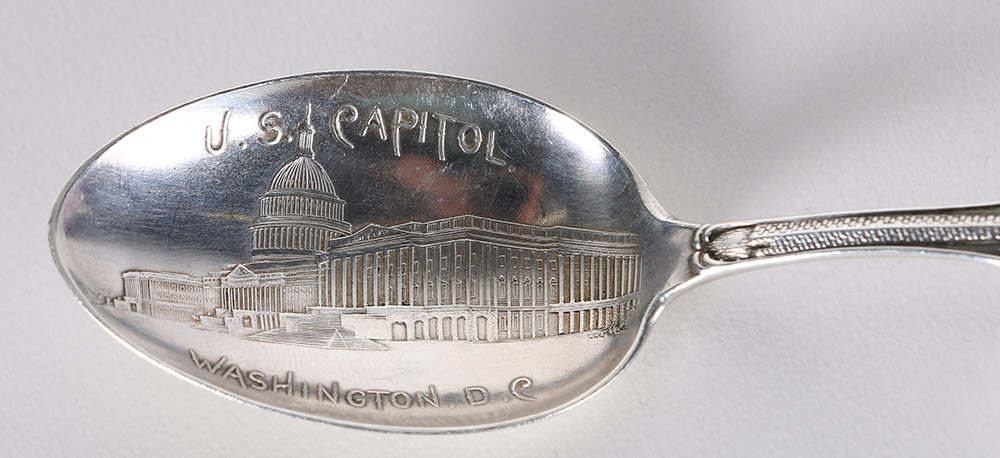Mechanics Sterling Co. Souvenir Spoon With Additional Sterling
