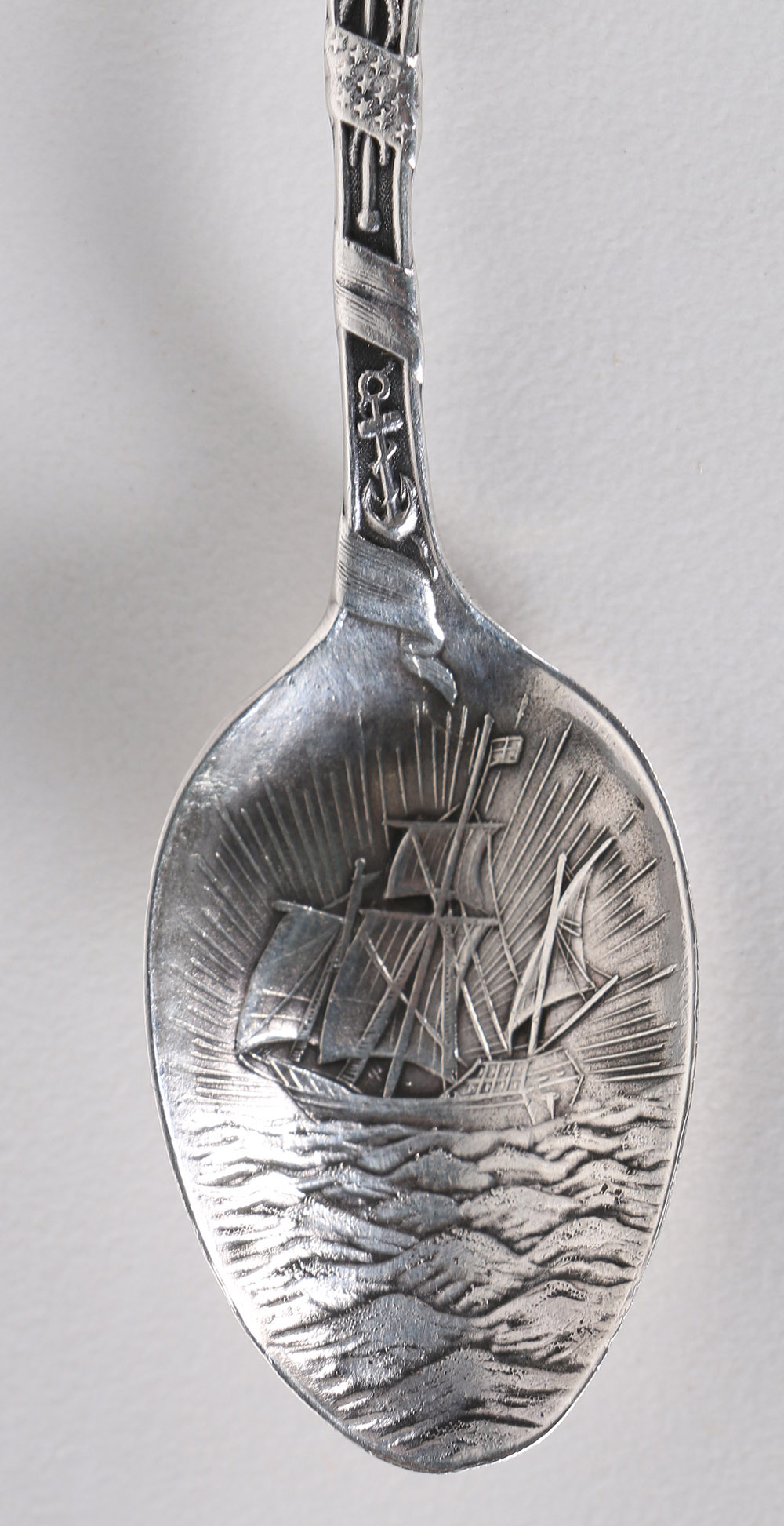 Mechanics Sterling Co. Souvenir Spoon With Additional Sterling
