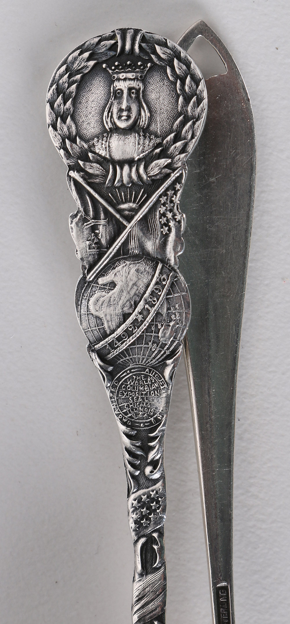 Mechanics Sterling Co. Souvenir Spoon With Additional Sterling