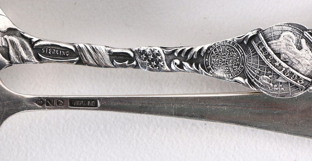 Mechanics Sterling Co. Souvenir Spoon With Additional Sterling