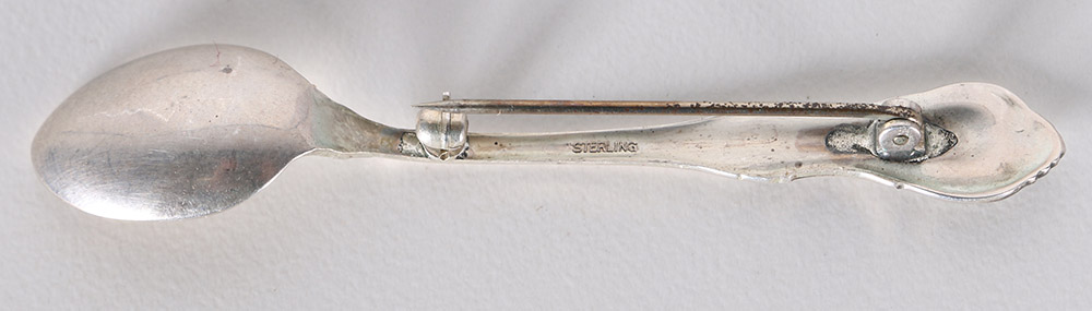 Mechanics Sterling Co. Souvenir Spoon With Additional Sterling