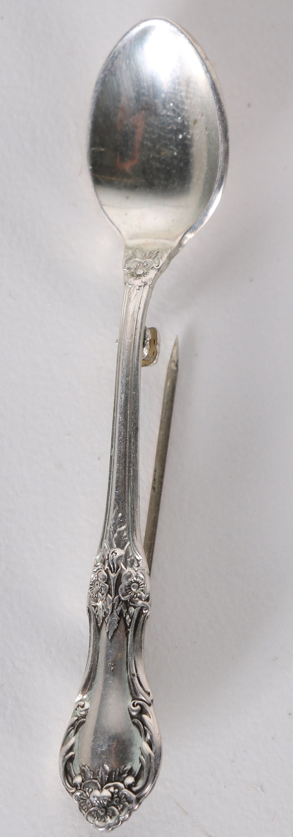 Mechanics Sterling Co. Souvenir Spoon With Additional Sterling