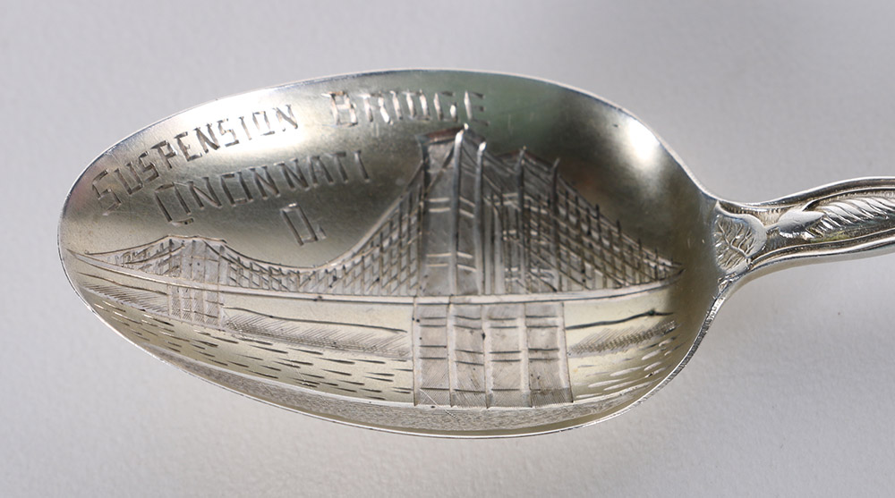 Mechanics Sterling Co. Souvenir Spoon With Additional Sterling
