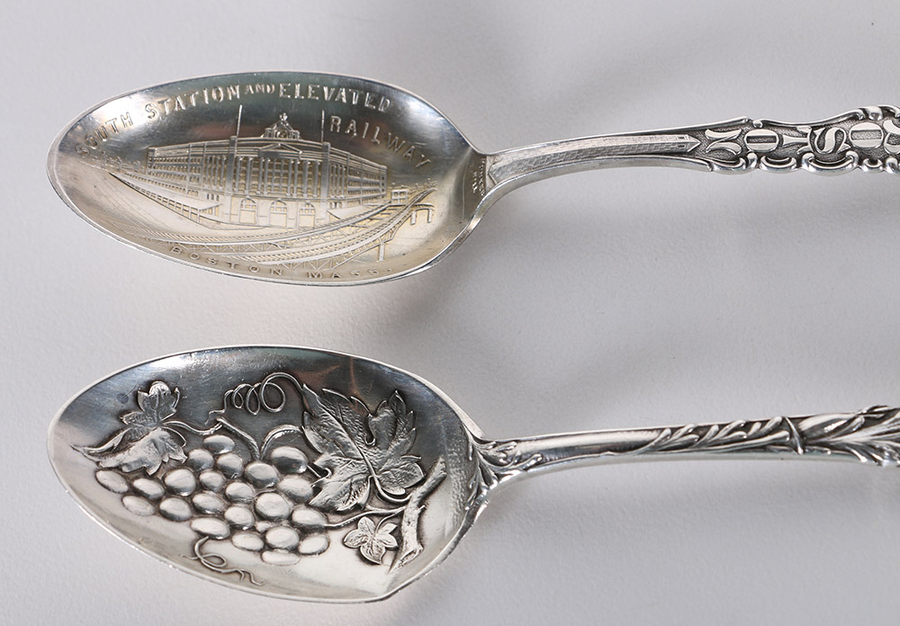 Mechanics Sterling Co. Souvenir Spoon With Additional Sterling