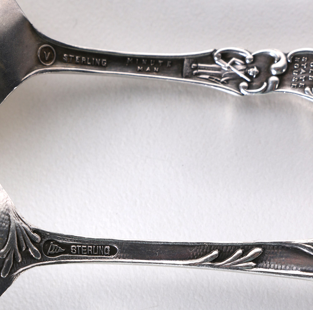 Mechanics Sterling Co. Souvenir Spoon With Additional Sterling