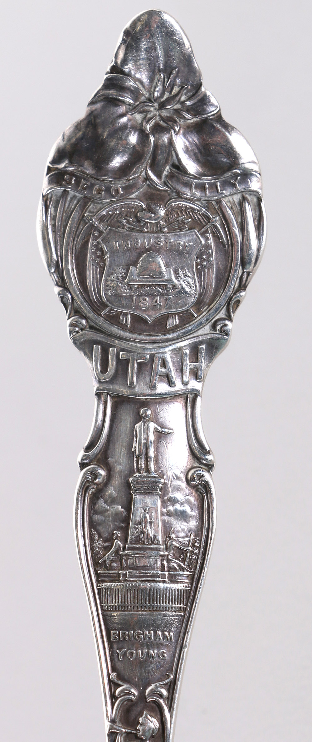Mechanics Sterling Co. Souvenir Spoon With Additional Sterling