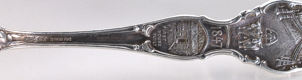 Mechanics Sterling Co. Souvenir Spoon With Additional Sterling