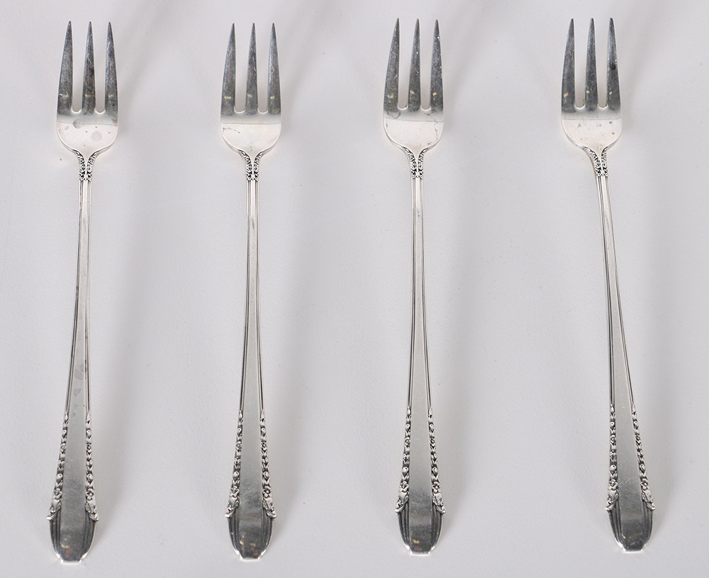 1894 Reed & Barton "La Reine" Forks and Other Sterling Silver Flatware