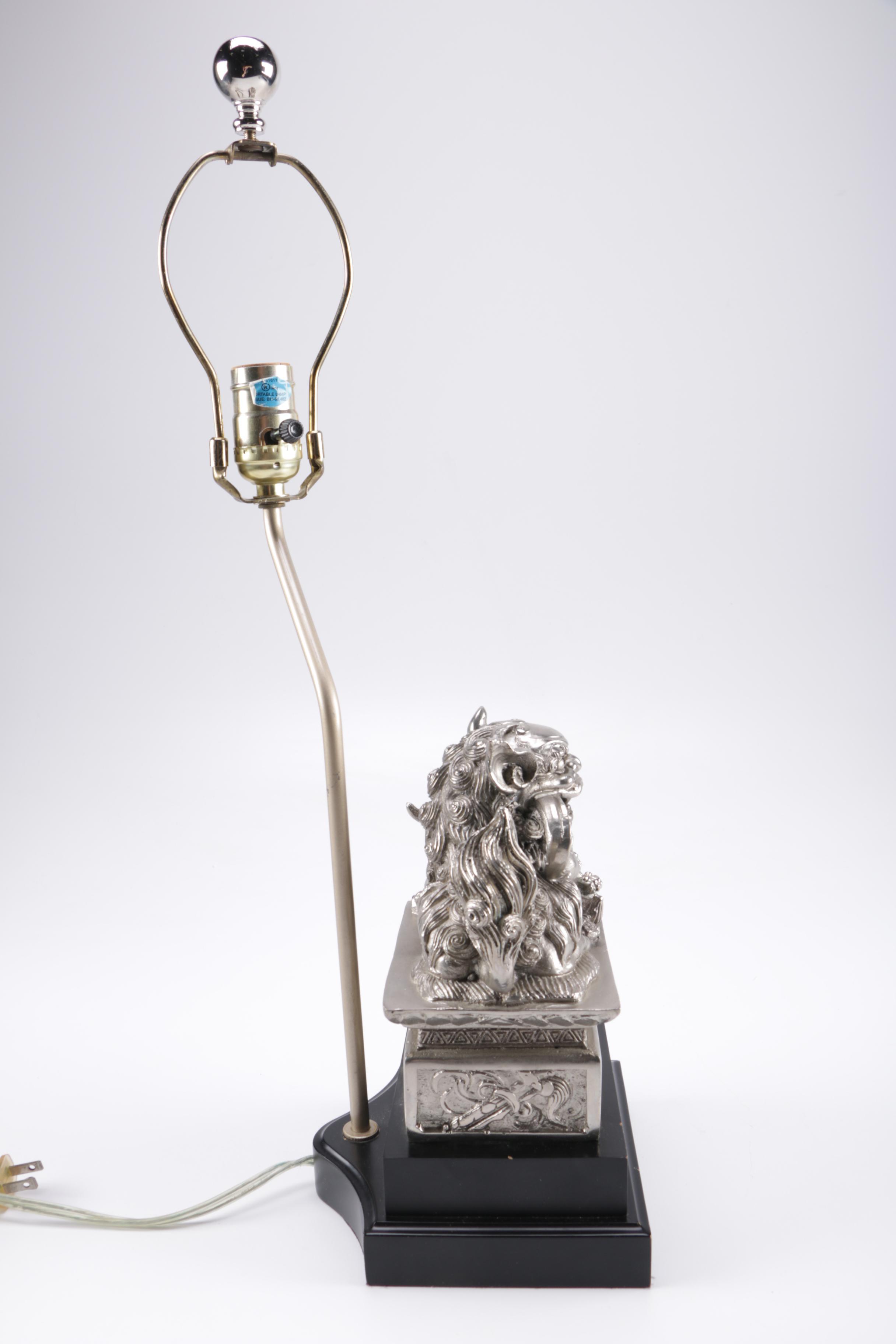 Guardian Lion Table Lamp