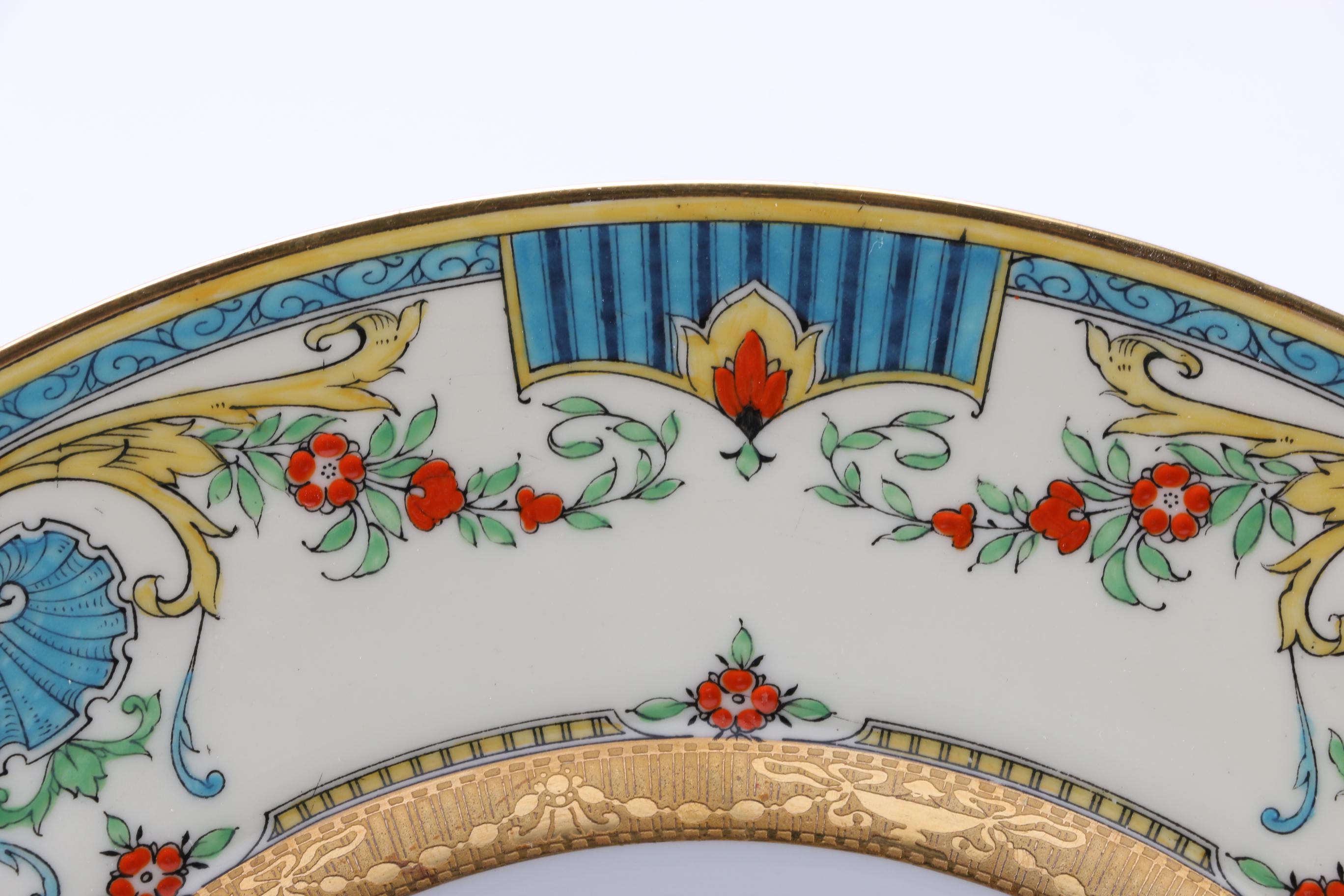 Burley & Co Royal Worcester "Lille" Plates