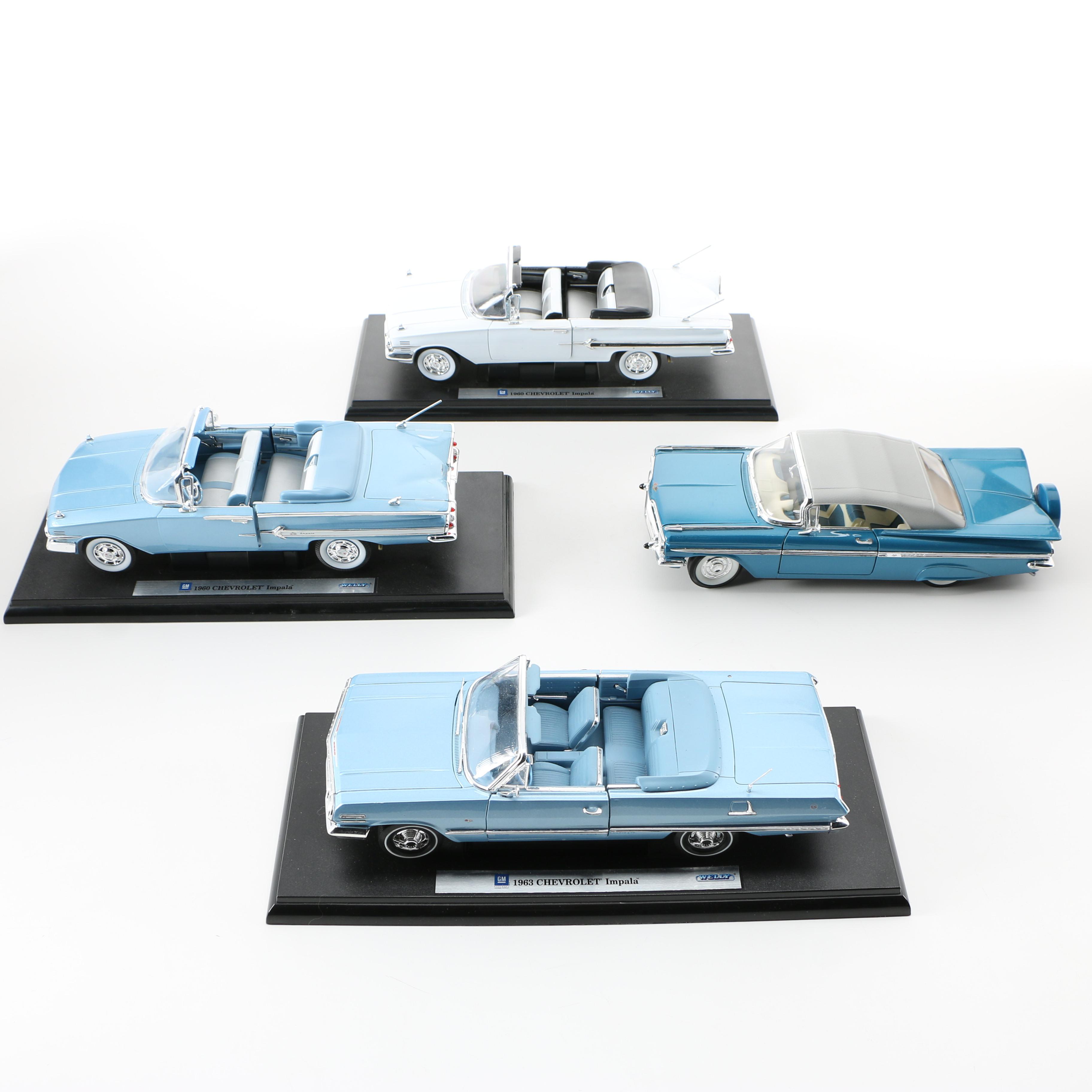 Chevy Impala Convertibles Die-Cast Cars
