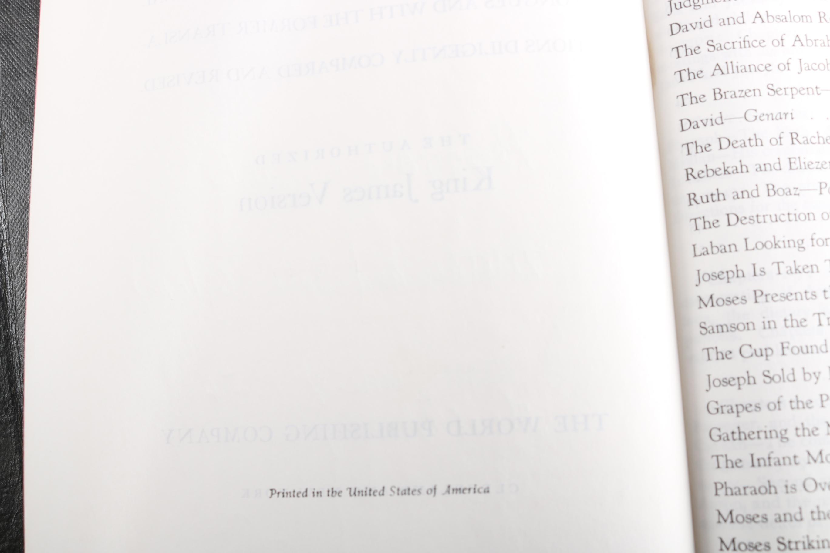 Collection of Bibles