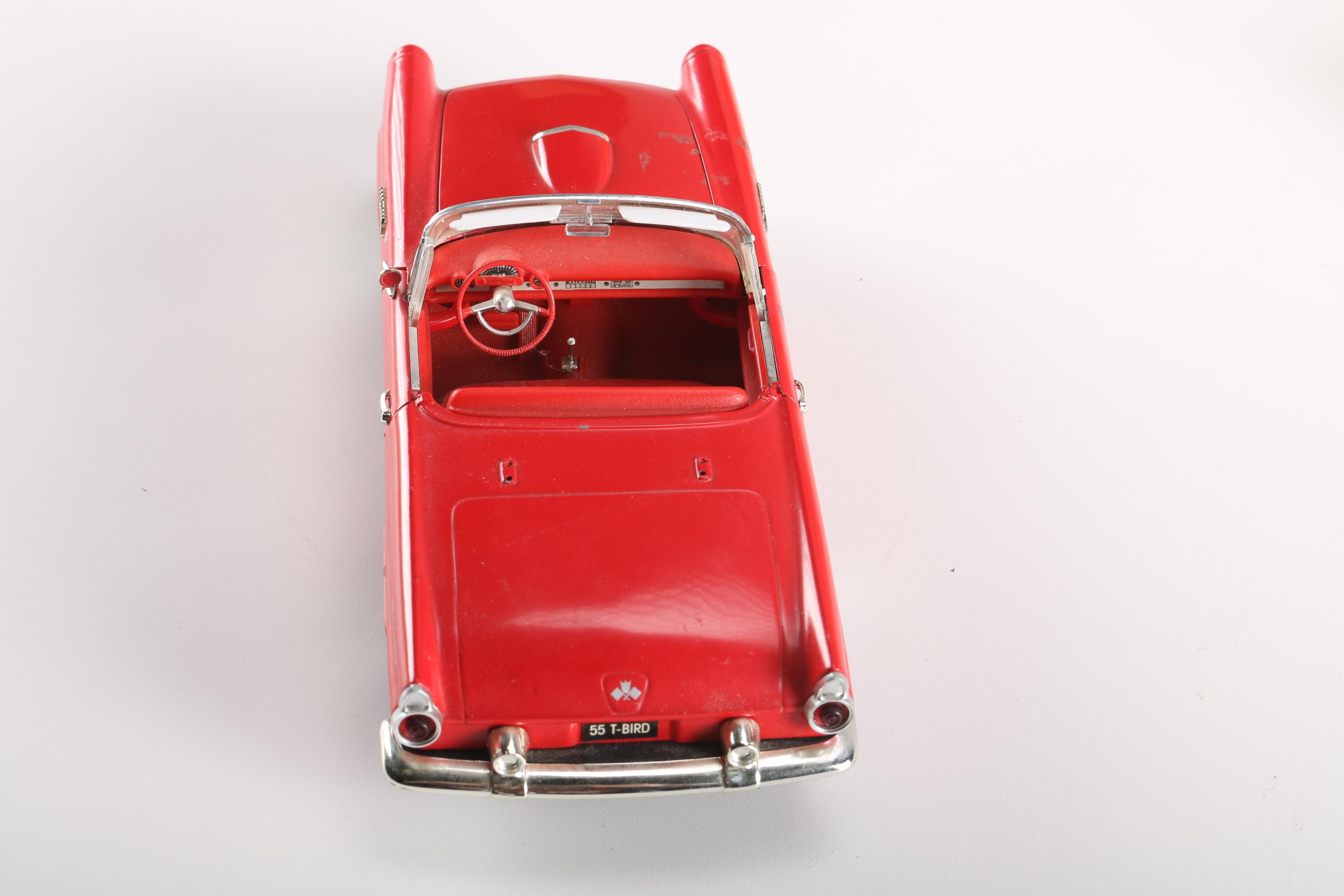 Ford Thunderbird Memorabilia including "Solido 1955 Thunderbird G. Sport 4517"