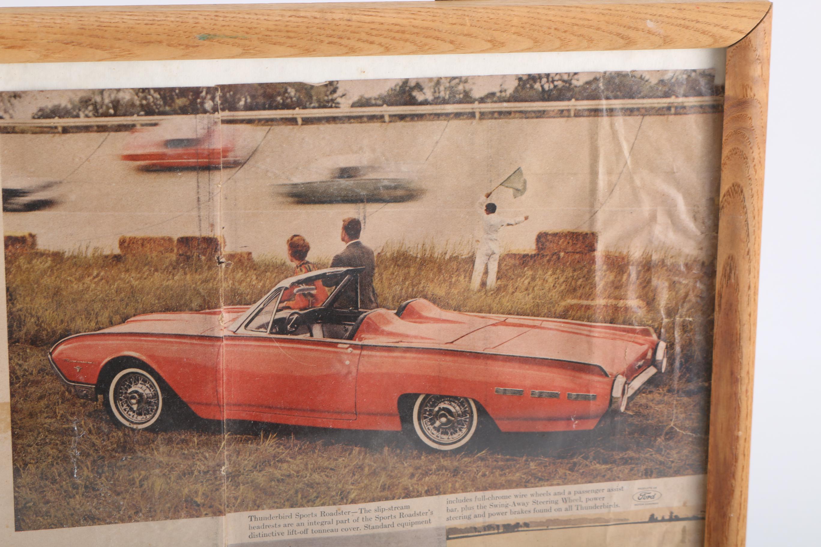 Ford Thunderbird Memorabilia including "Solido 1955 Thunderbird G. Sport 4517"