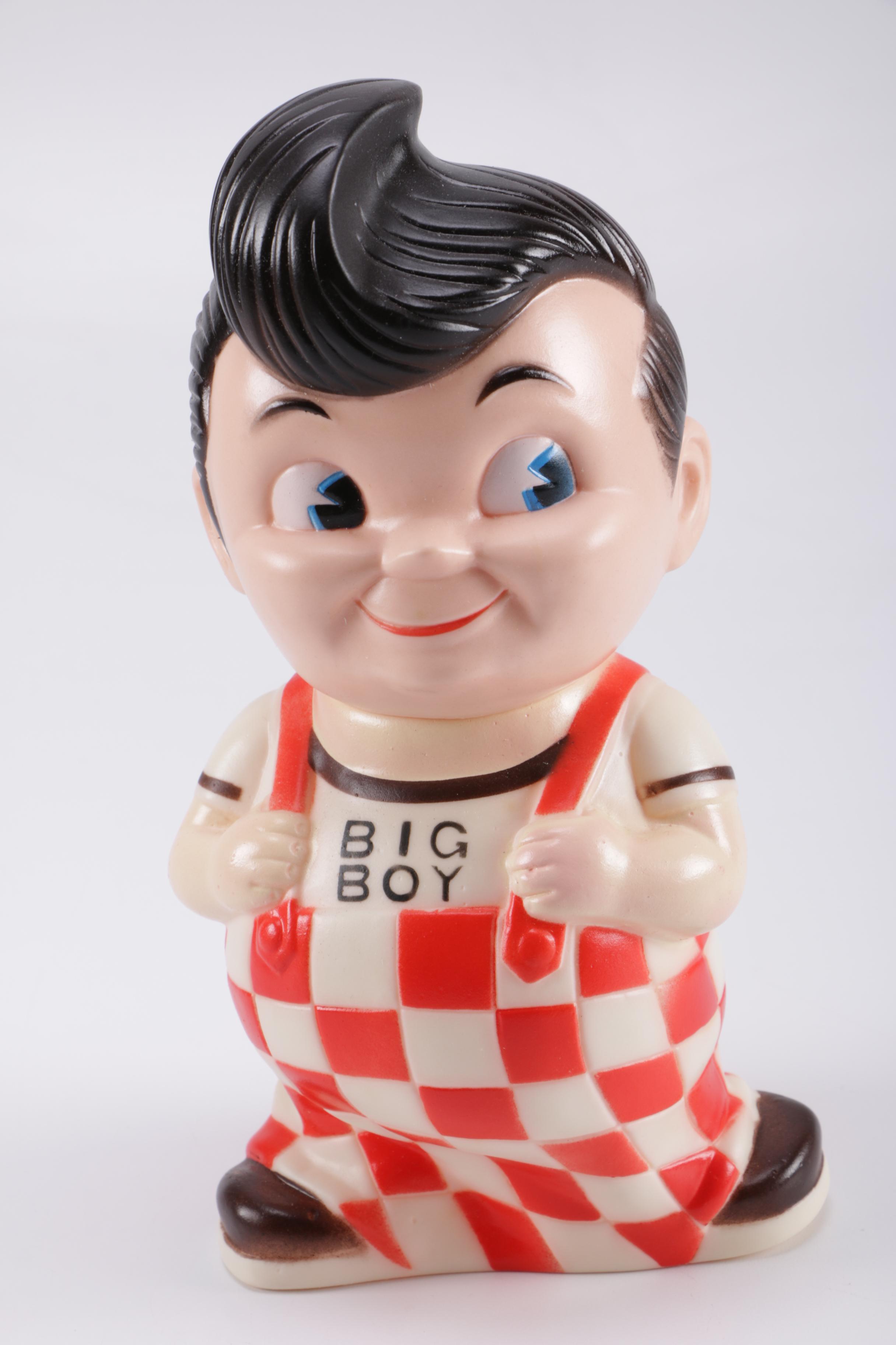 Vintage Barware and Souvenirs Featuring "Big Boy" Coin Bank
