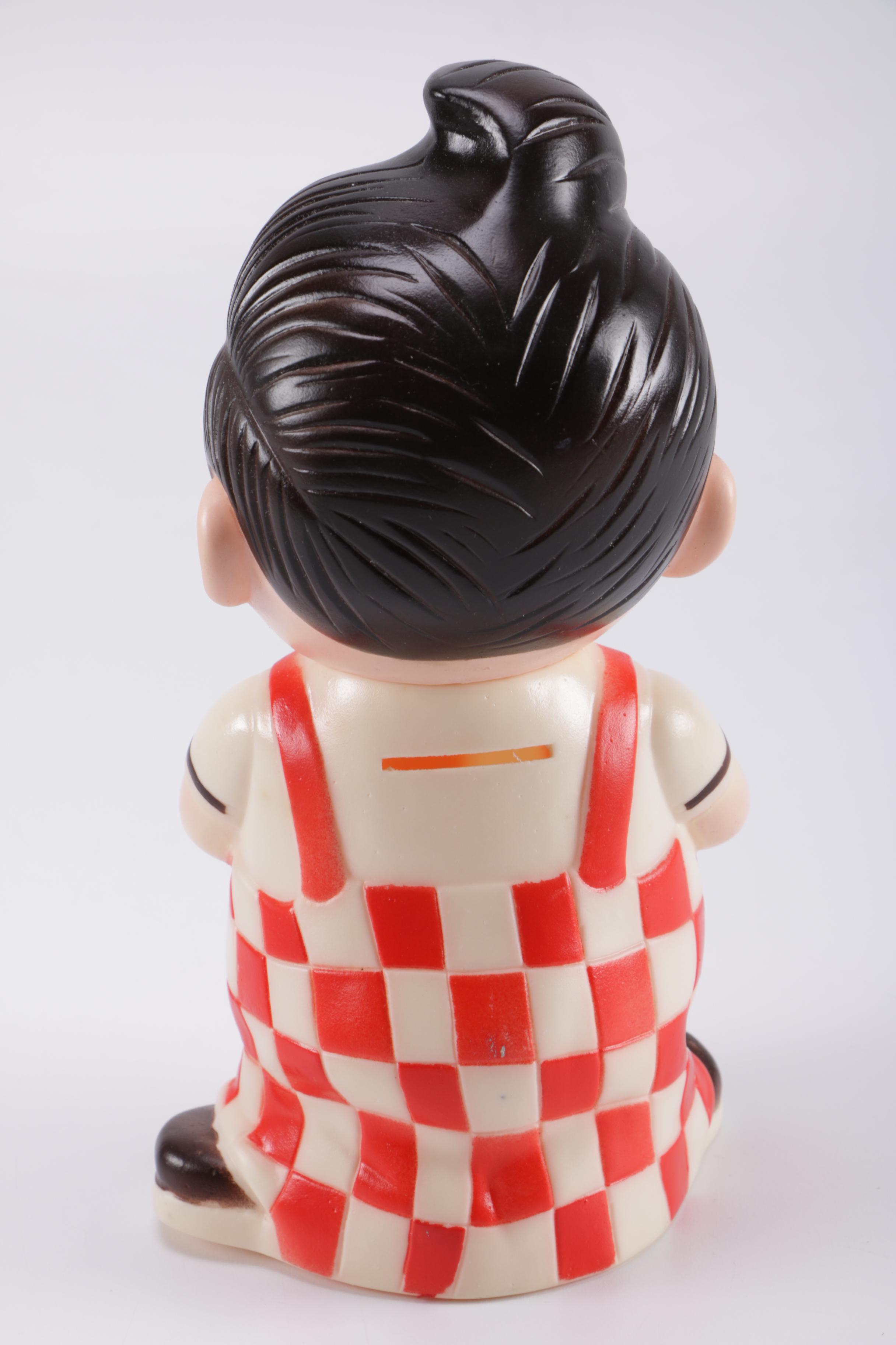 Vintage Barware and Souvenirs Featuring "Big Boy" Coin Bank
