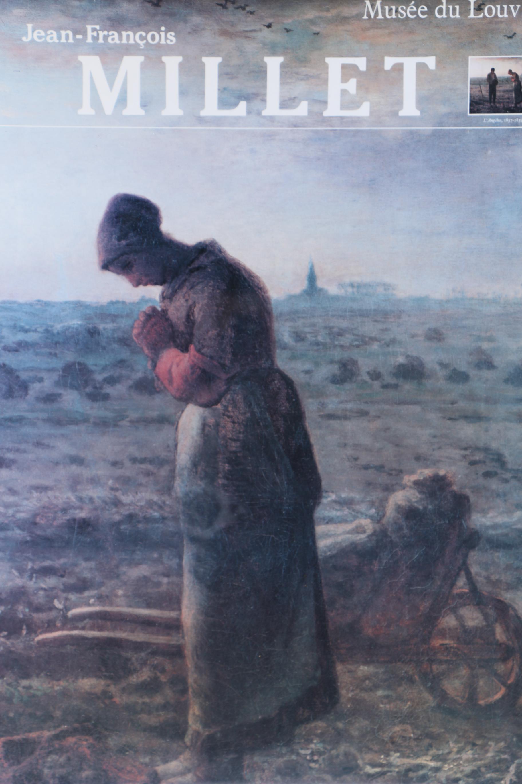 Jean-Francois Millet Offset Lithograph Louvre Museum Poster