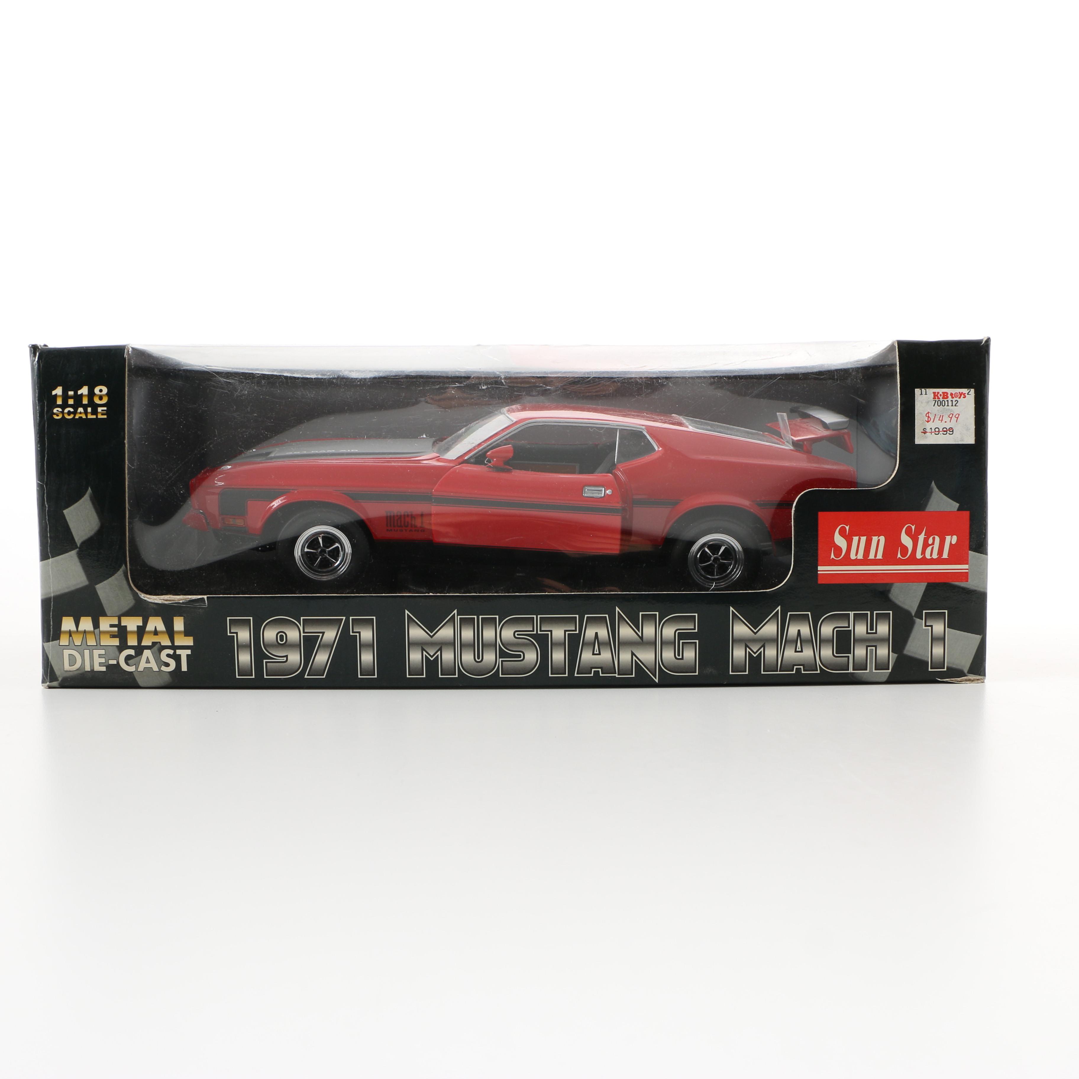Collection of Ford Mustang Die-Cast Cars