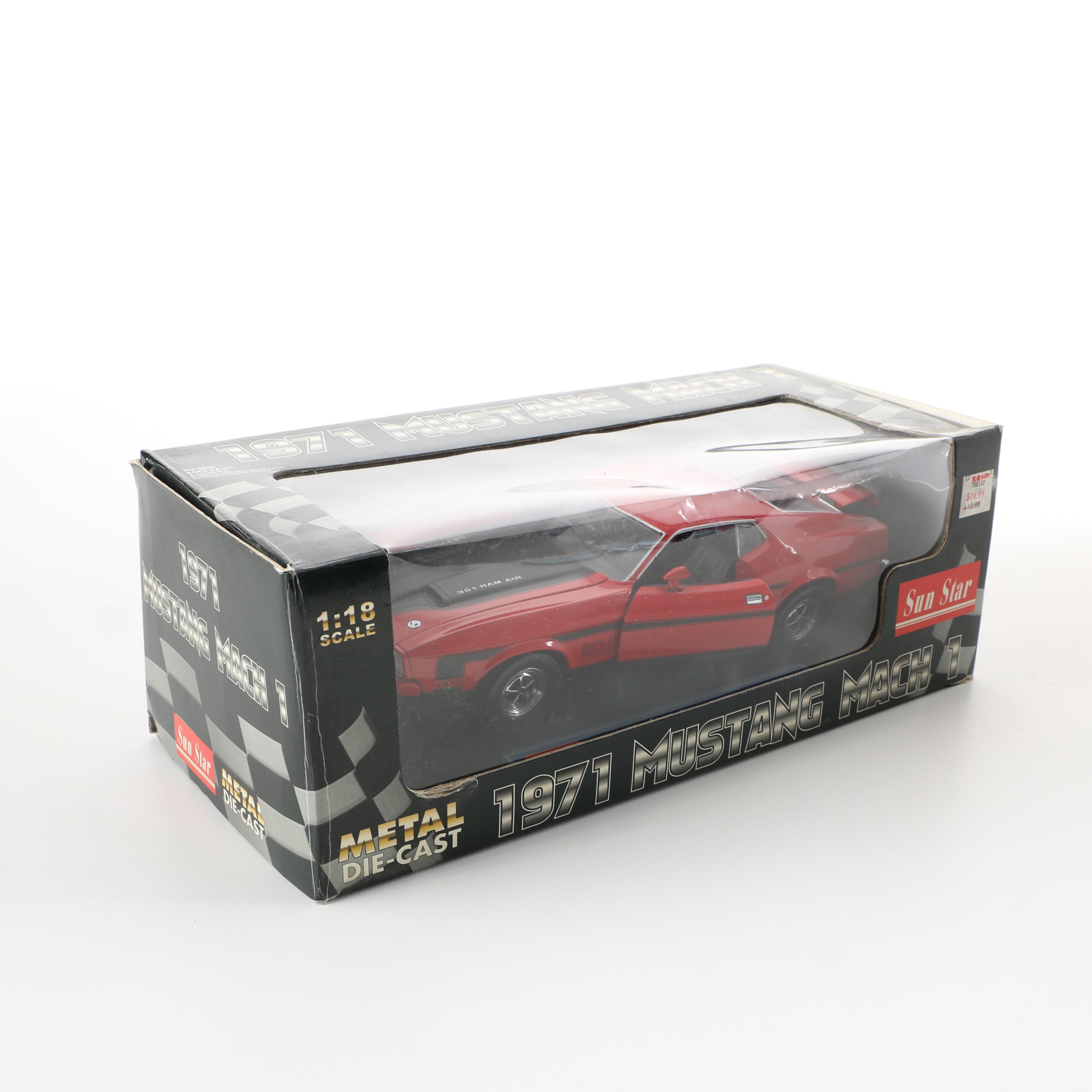 Collection of Ford Mustang Die-Cast Cars