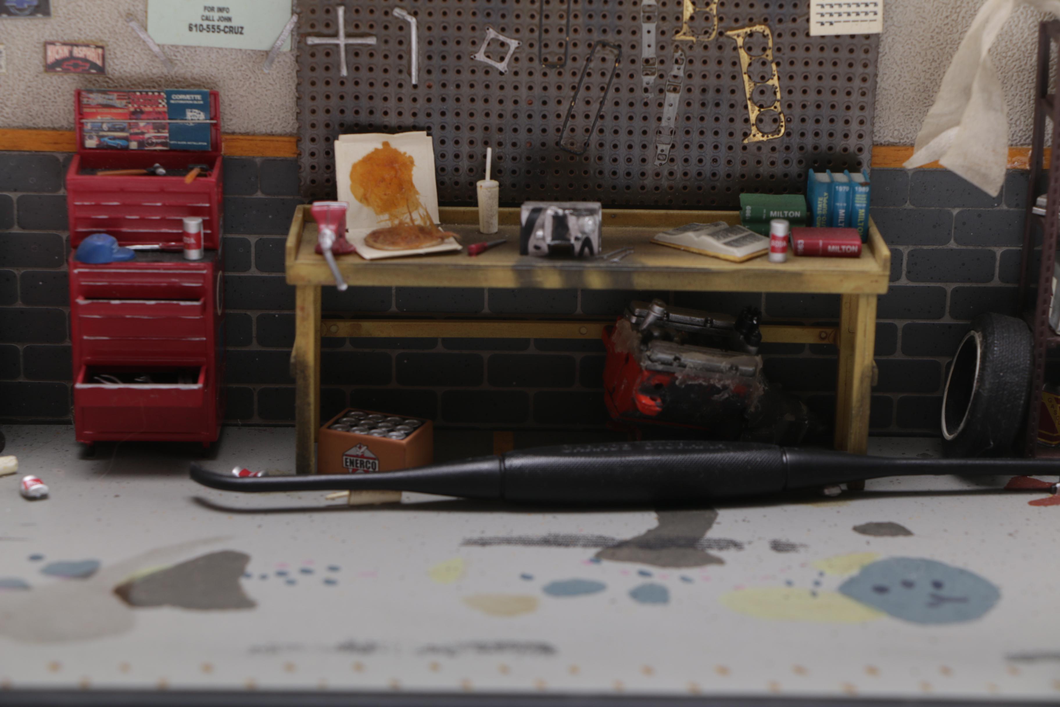 Franklin Mint Corvette Garage Diorama