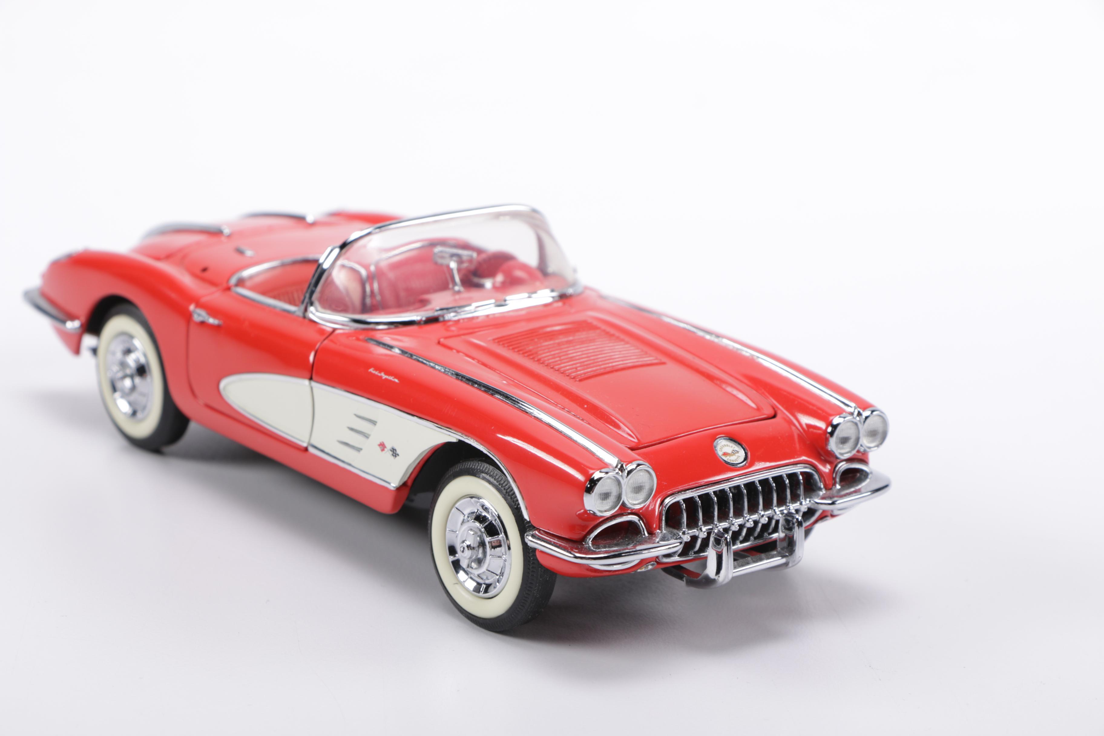 Franklin Mint Corvette Garage Diorama