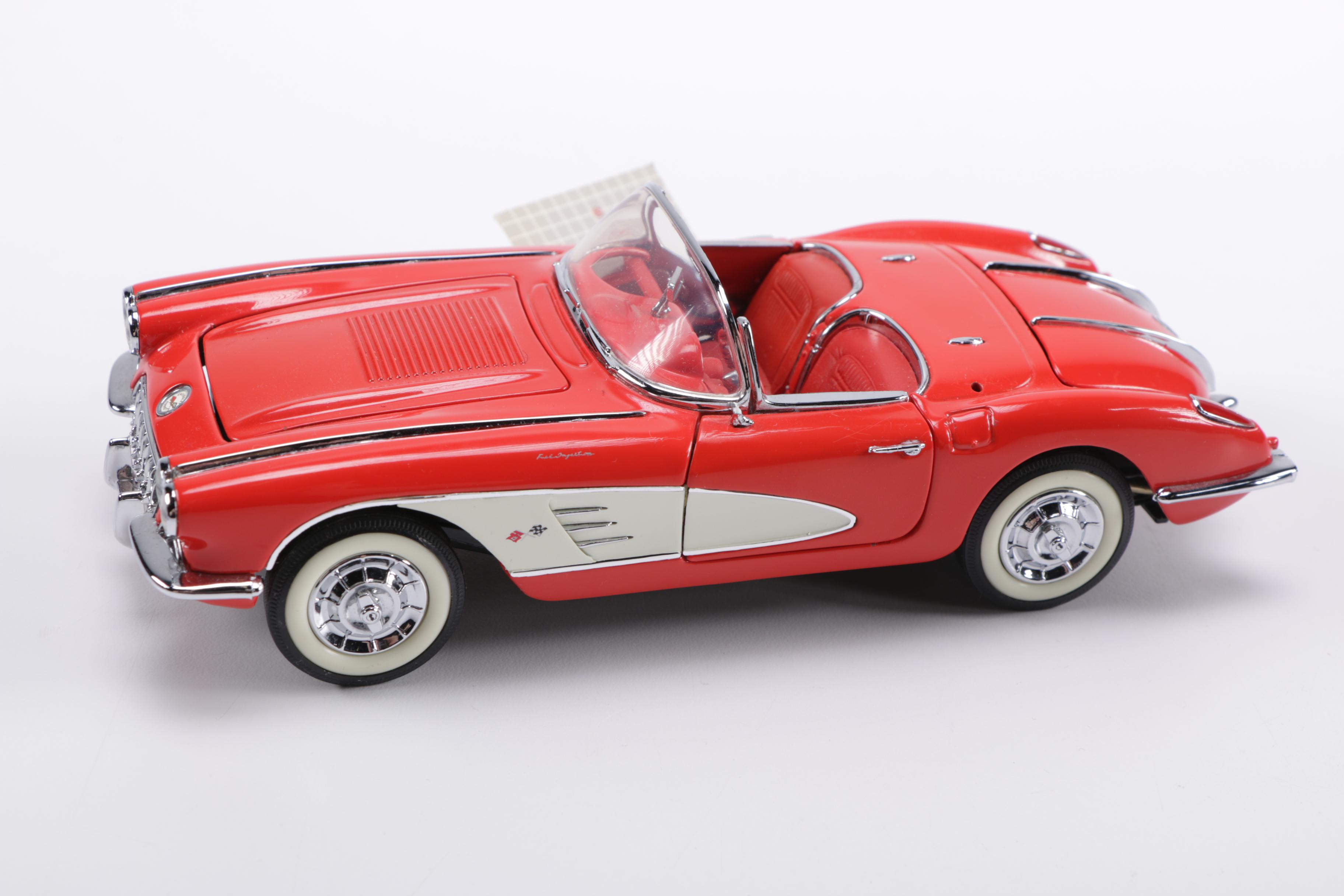 Franklin Mint Corvette Garage Diorama