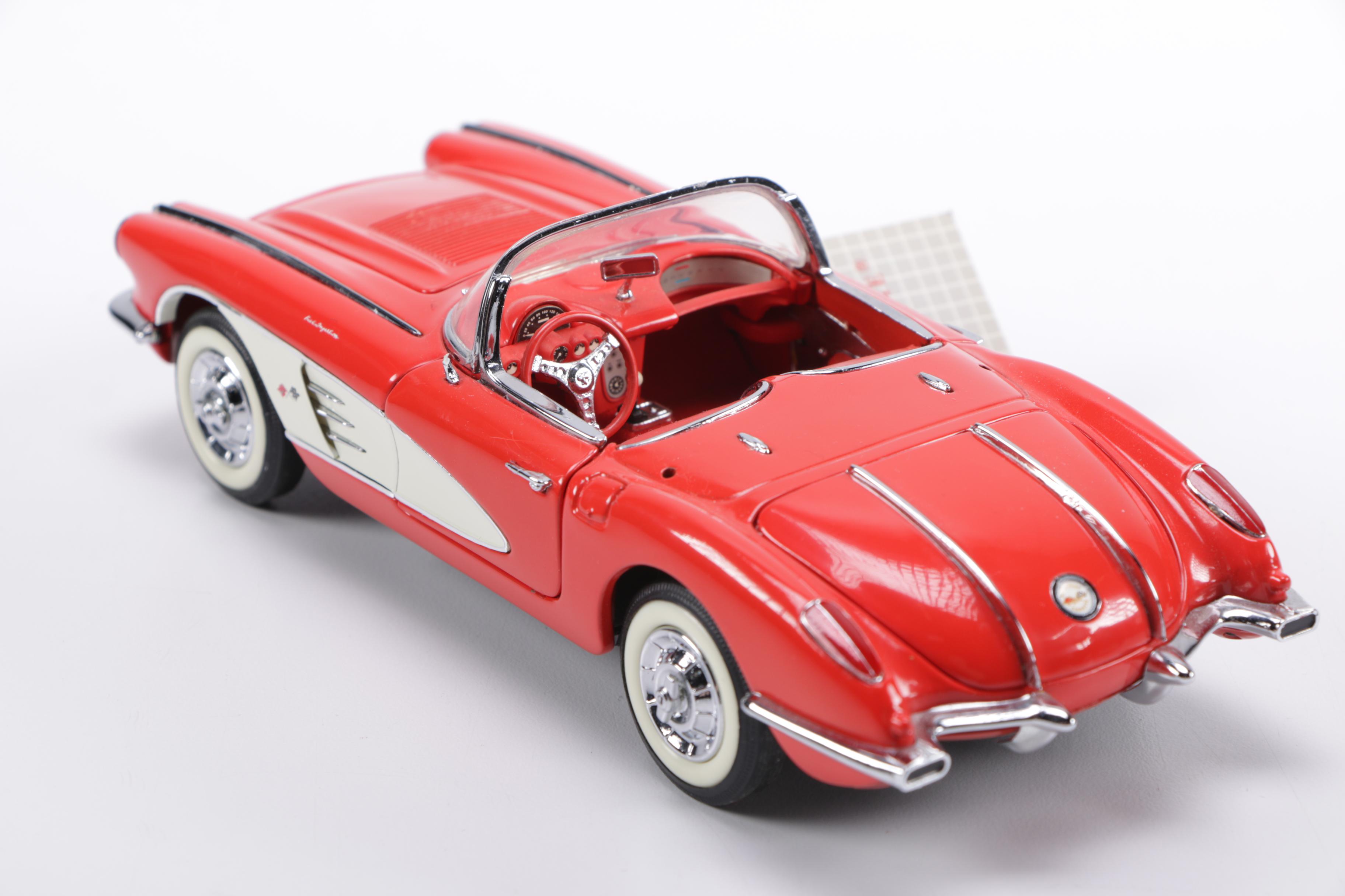 Franklin Mint Corvette Garage Diorama