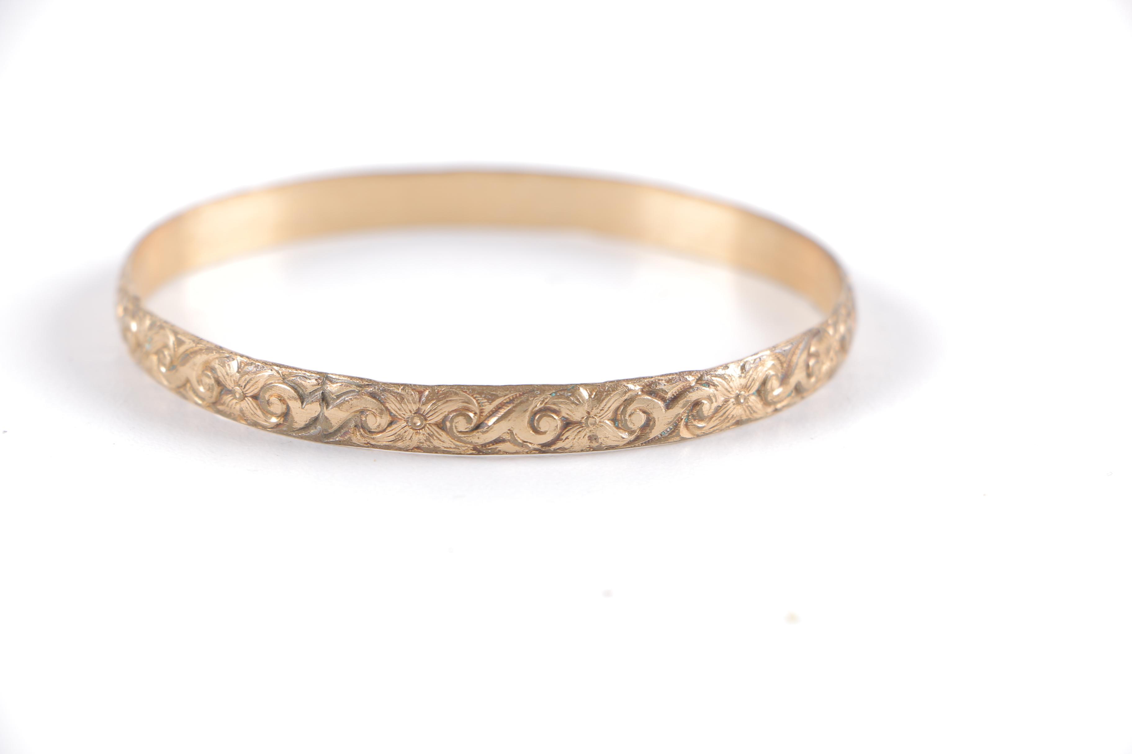 Gold Tone and Silver Tone Bangles and Cuffs