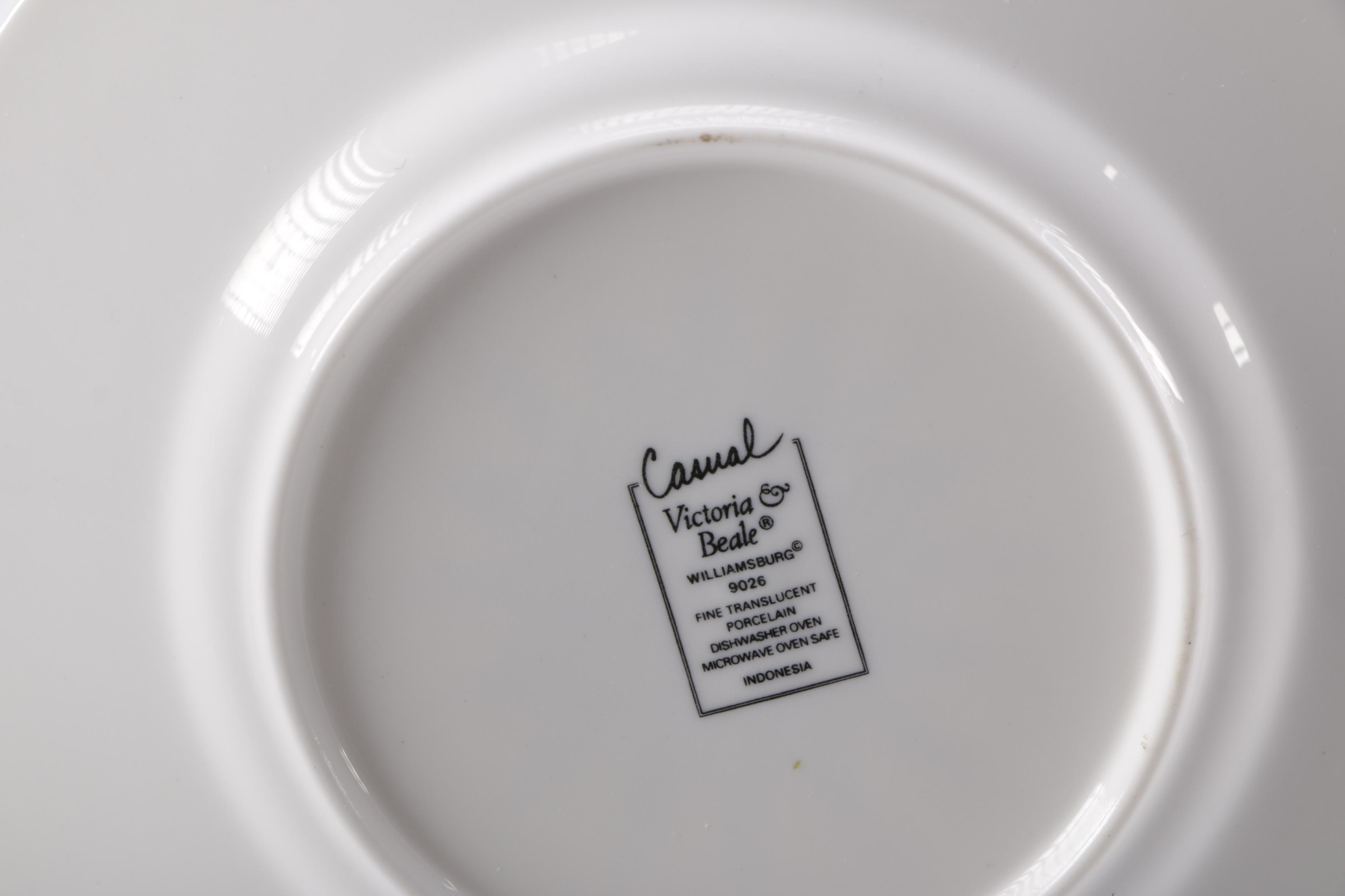 Modern Victoria & Beale "Williamsburg" Porcelain Dishes