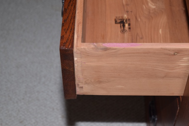 Vargas Furniture Company Mission Style Oak Entertainment Cabinet