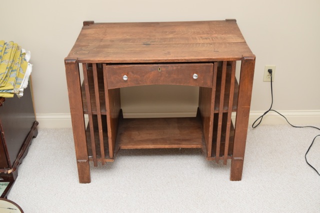 Vintage Mission Style Oak Desk