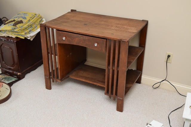 Vintage Mission Style Oak Desk