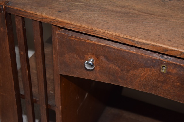Vintage Mission Style Oak Desk