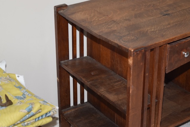 Vintage Mission Style Oak Desk