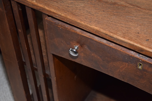 Vintage Mission Style Oak Desk