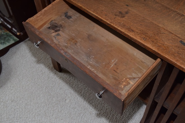 Vintage Mission Style Oak Desk