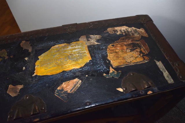 Antique Hirschfelder& Meaney Steamer Trunk