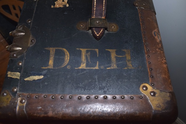 Antique Hirschfelder& Meaney Steamer Trunk