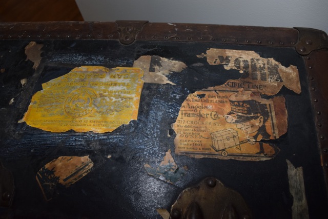 Antique Hirschfelder& Meaney Steamer Trunk