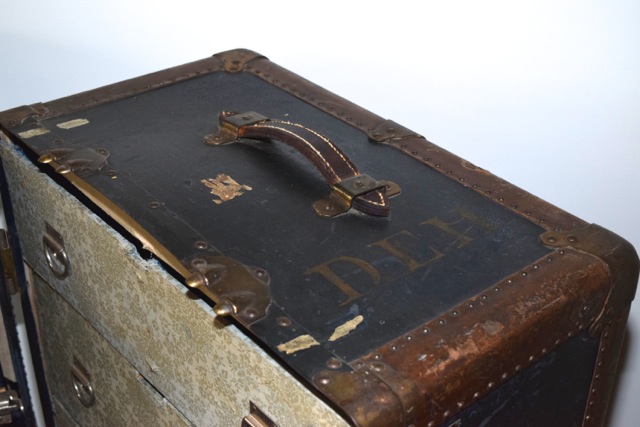 Antique Hirschfelder& Meaney Steamer Trunk