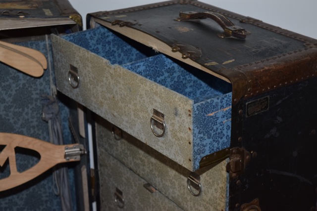 Antique Hirschfelder& Meaney Steamer Trunk