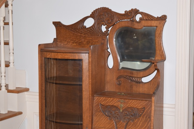 Antique Oak Secretary Desk